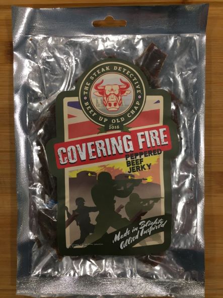 TSD Beef Jerky - "COVERING FIRE" Peppered Flavour