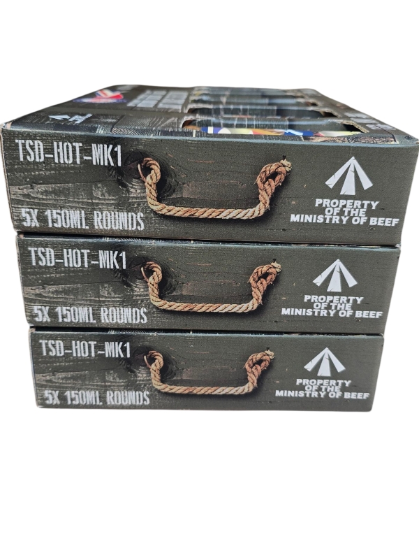 NEW!!! THE BEHIND ENEMY LINES HOT SAUCE SELECTION 5 x 150ML - Image 5